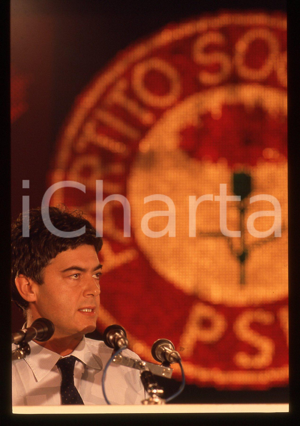 35mm vintage slide* 1987 RIMINI Claudio MARTELLI 44° Congresso PSI (33)