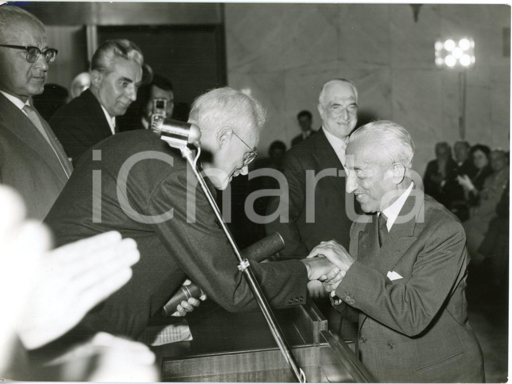 1959 Politecnico di TORINO - Consegna laurea honoris causa a Vittorio VALLETTA