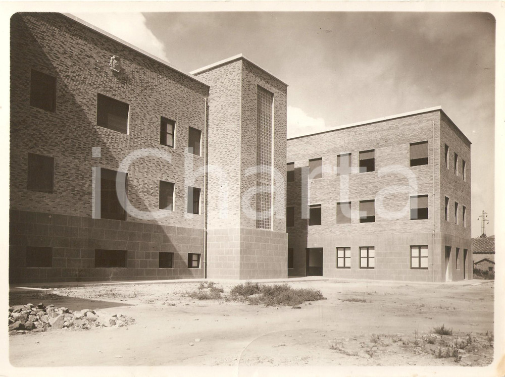 Fotografia d'epoca originale 1935 ARCHITETTURA VIBO VALENTIA Palazzo Municipale Luigi RAZZA - Foto 2 1