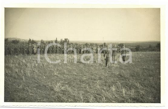 Fotografia d epoca originale 1941 WW2 ISTRIA Località  SISSANO 412° bis Battaglione Costiero  I° annuale 1 1