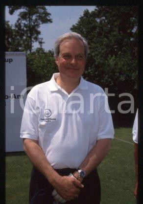 35mm vintage slide* 1989 ca ITALY ITALCEMENTI Banker David René de ROTHSCHILD 33