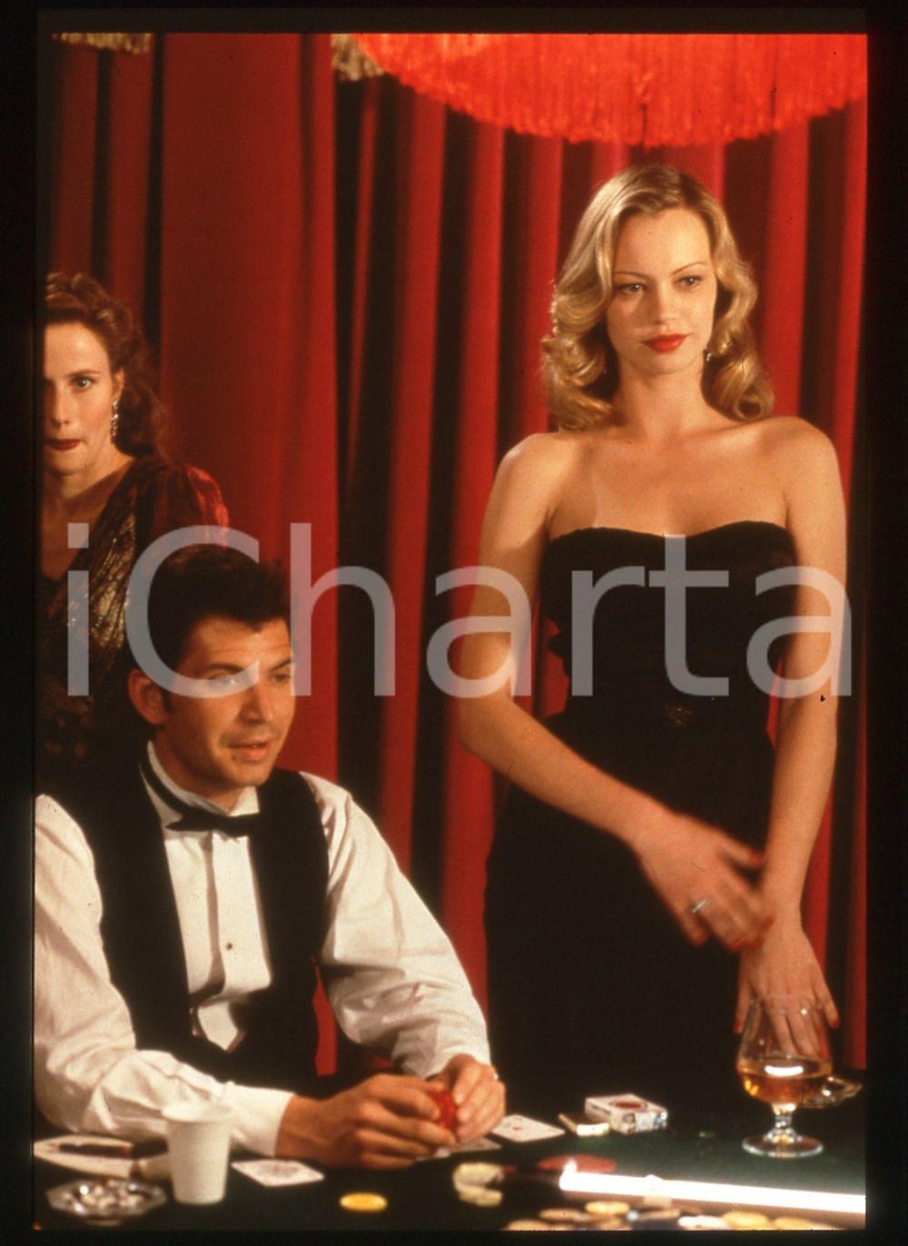 35mm vintage slide* 1997 LES HERITIERS Anna FALCHI Christopher THOMPSON nel film