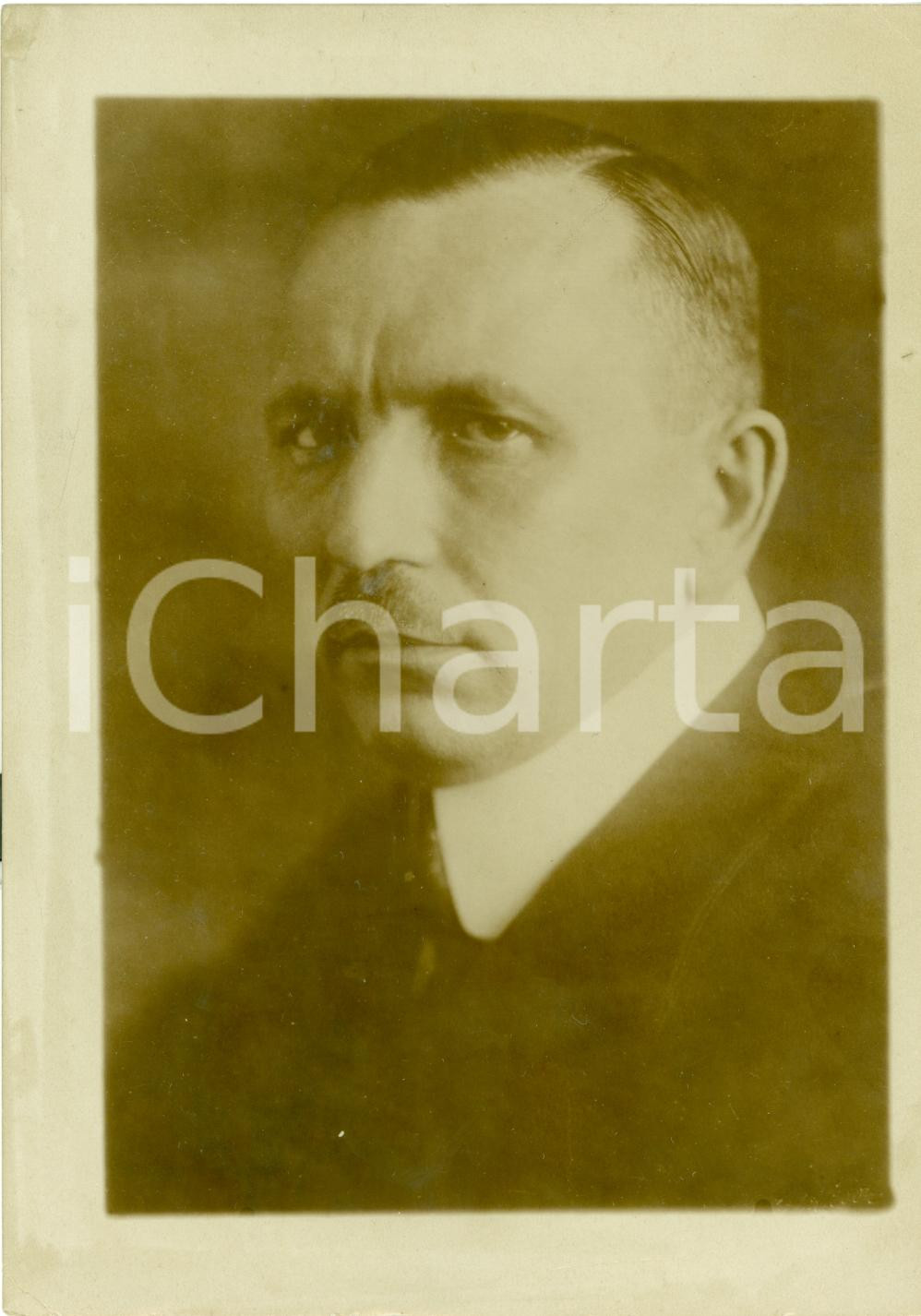 Fotografia d epoca originale 1920 BERLIN DE Scienziato Hermann PLAUSON seguace di Nikola TESLA Fotografia 1