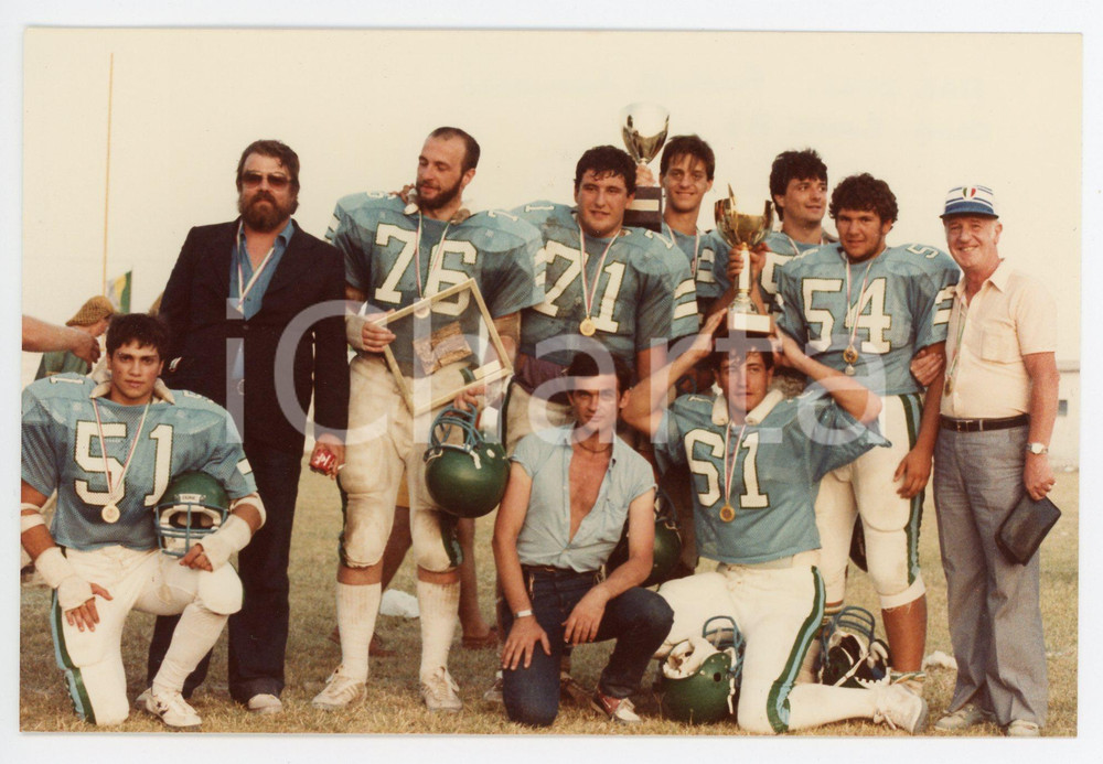 1983 CASTEL GIORGIO FOOTBALL AMERICANO - ITALIA Campione d'Europa *Foto (3)