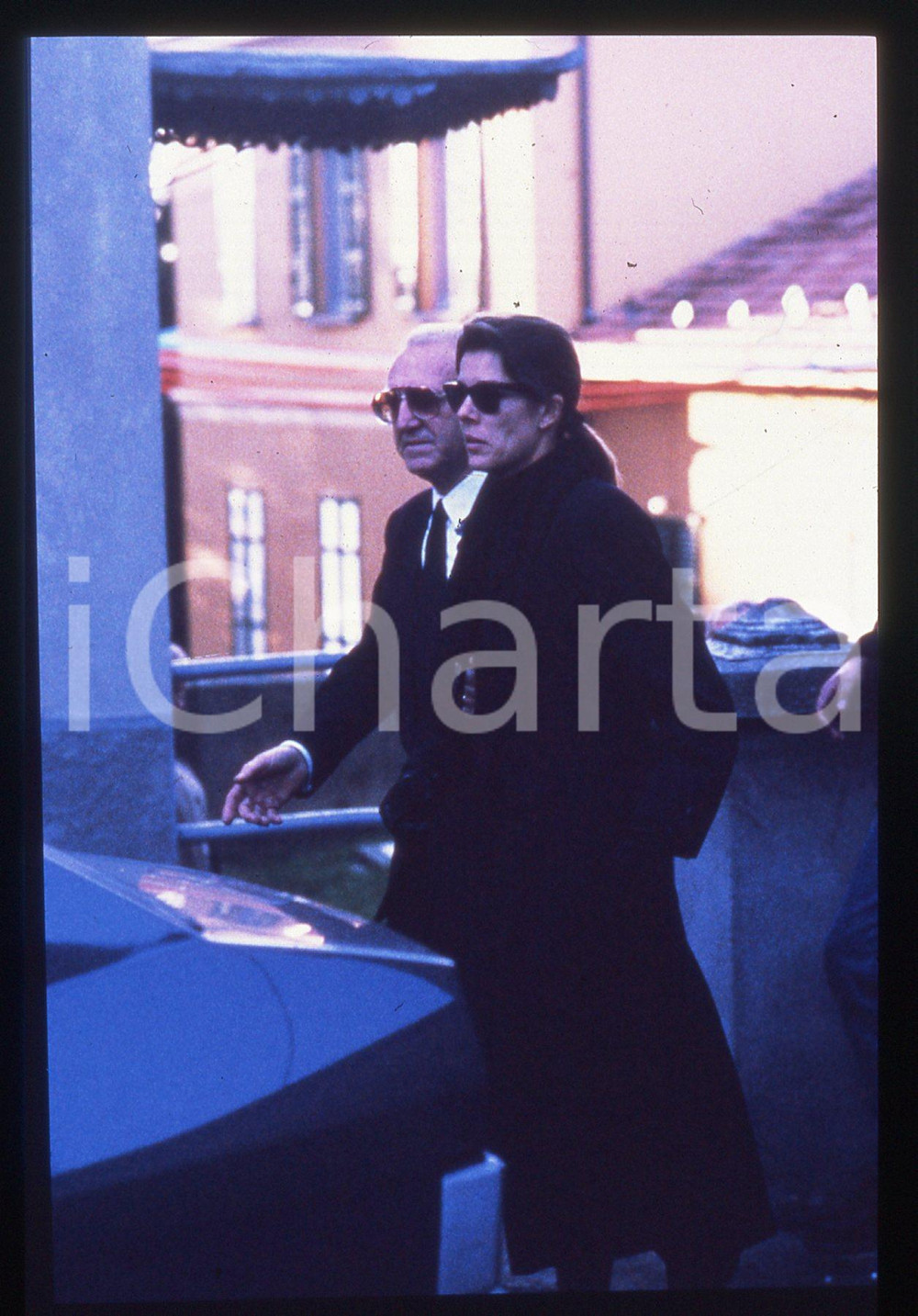 35mm vintage slide* 1990 FINO MORNASCO Carolina di MONACO Giancarlo CASIRAGHI (3