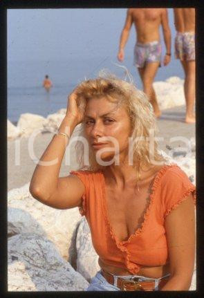 35mm vintage slide* 1985 ca ITALIA Rossella GARDINI Ritratto di attrice (39)