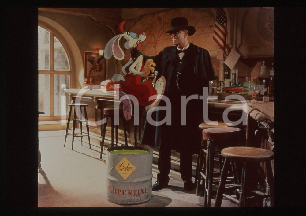 35mm vintage slide*1988 WHO FRAMED ROGER RABBIT Christopher LLOYD Scena film 2