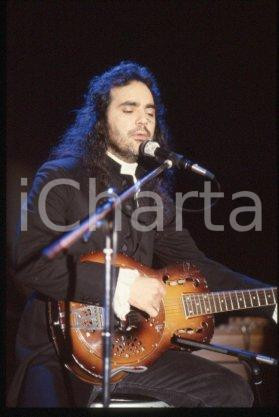 35mm vintage slide* 1990 MUSIC "ACADIE" Daniel LANOIS guitarist & vocalist (31)