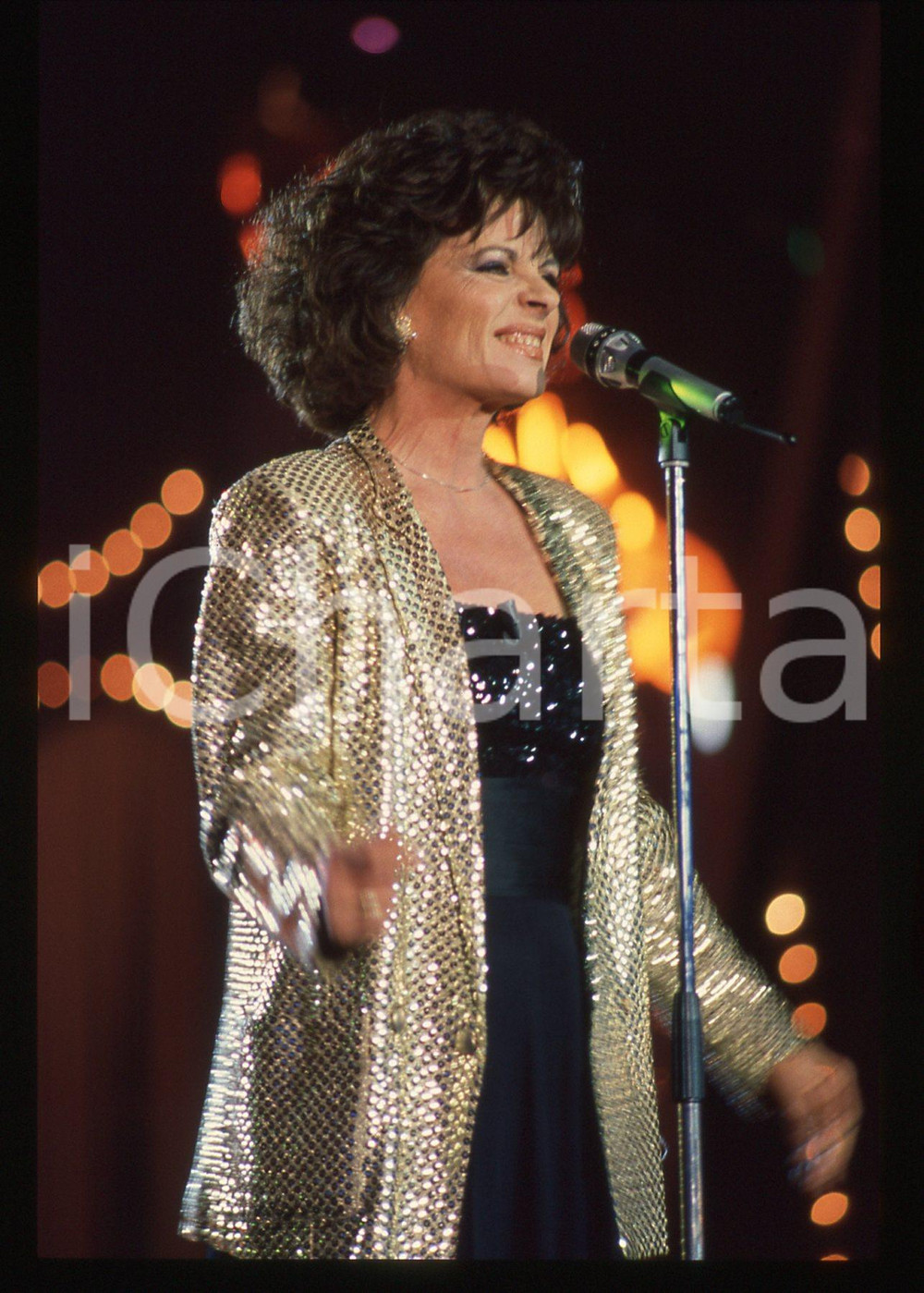 35mm vintage slide* 1989 CANALE 5 Cocky MAZZETTI a C'ERA UNA VOLTA IL FESTIVAL 4