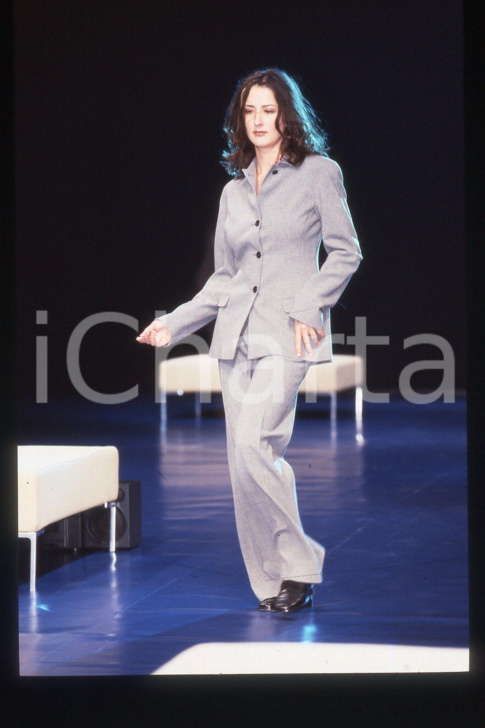 35mm vintage slide* 1998 MASKA's FASHION SHOW Anna GETTY German actress (11)