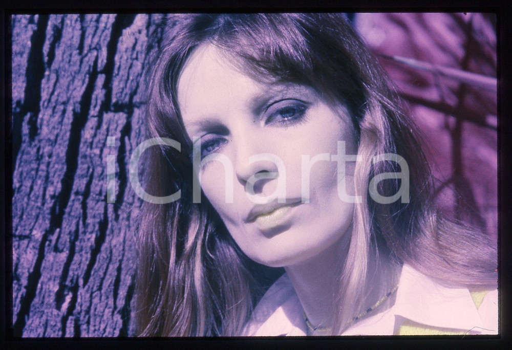 35mm vintage slide* 1975 ca MUSICA Marie LAFORÊT Ritratto della cantante (3)