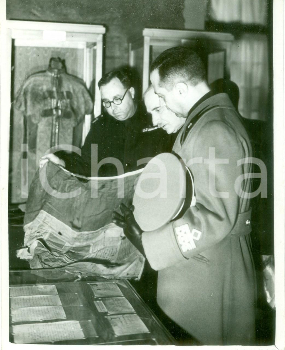 Fotografia d epoca originale 1939 MILANO Giuseppe BOTTAI visita Conservatorio Giuseppe VERDI Fotografia 1