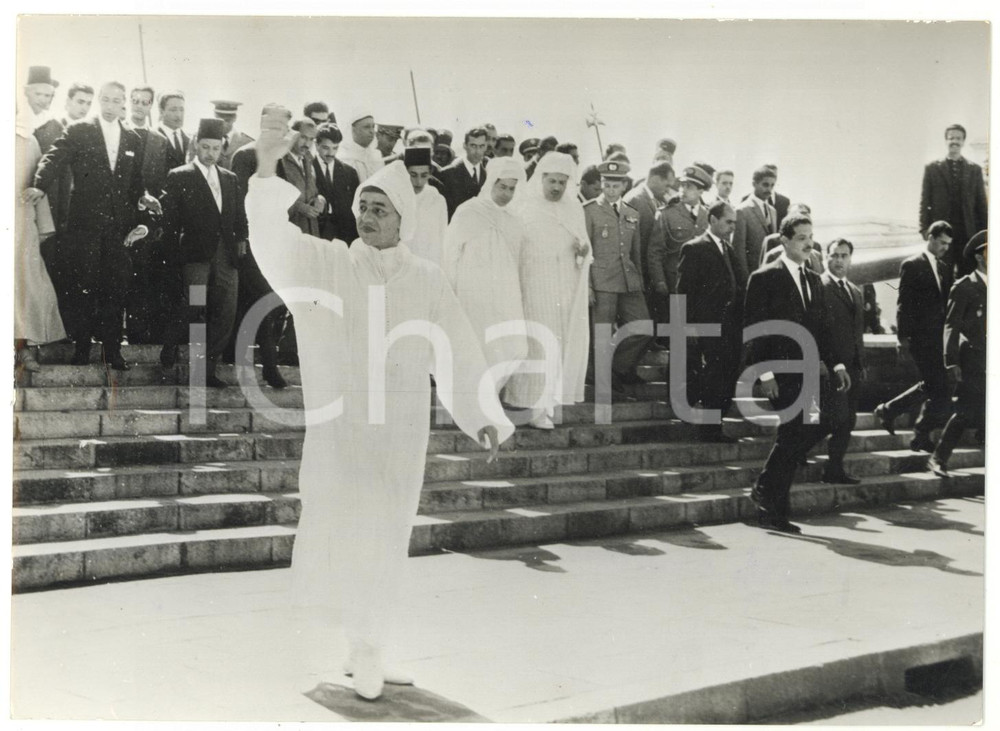 1963 MAROCCO Re HASSAN II celebra secondo anniversario dell'ascensione al trono