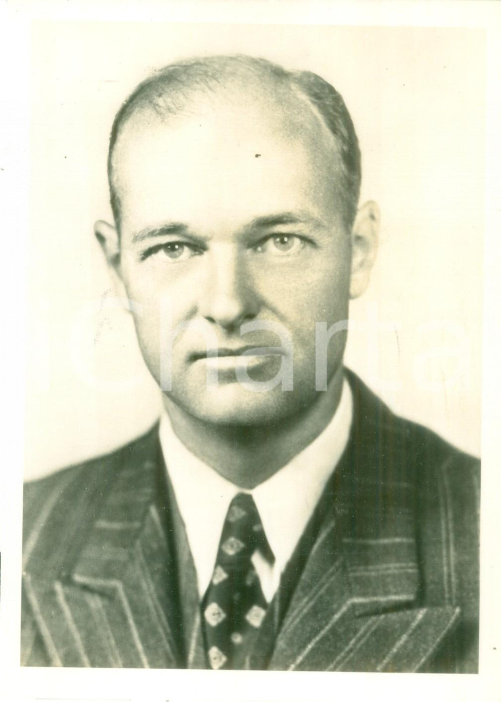 Fotografia d epoca originale 1945 ca USA George F. KEENAN United States State Department Counselor Fotografia 1