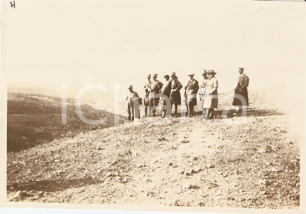 Fotografia d epoca originale 1924 CIRENE Roberto CANTALUPO visita lo WADI BELGADIR 1