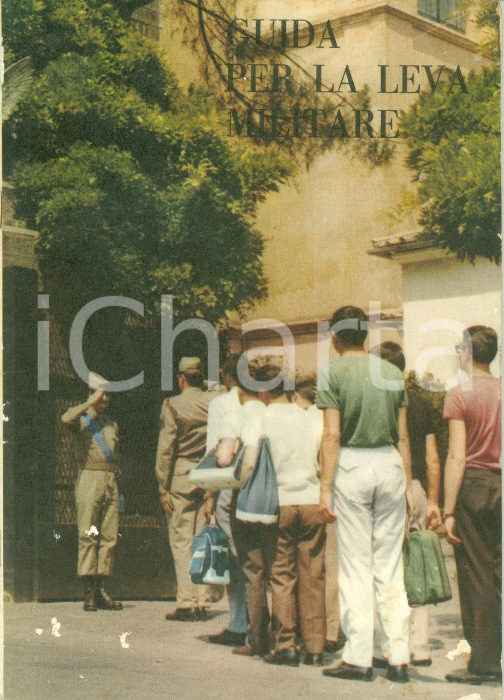 Documento originale, autentico 1966 MINISTERO DIFESA Guida per leva militare Roberto TREMELLONI 1