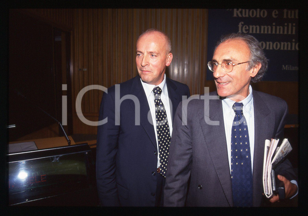 35mm vintage slide* 1996 MILANO Giovanni VALENTINI Claudio MEZZANZANICA (1)