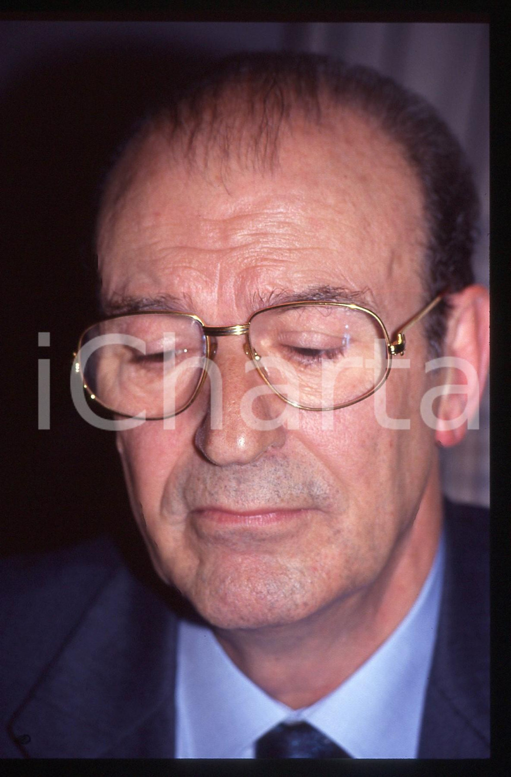 35mm vintage slide* 1990 ca UIL Raffaele VANNI Ritratto sindacalista UILTuCS (4)