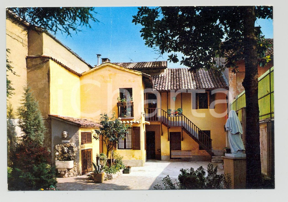 Cartolina originale da collezione 1980 ca SANT'ANGELO LODIGIANO Casa Santa Francesco Saverio CABRINI *FG NV 1
