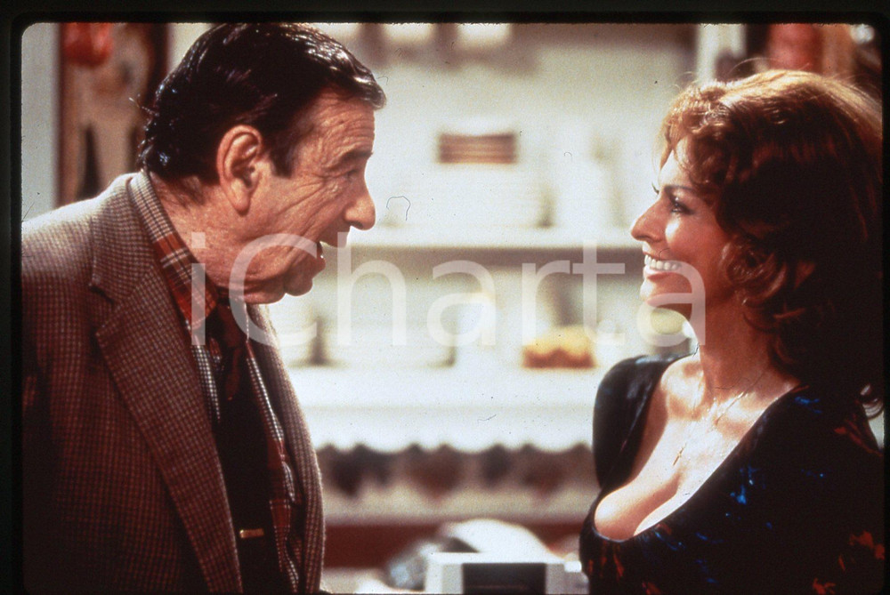 35mm vintage slide*1995 GRUMPIER OLD MEN Sophia LOREN e Walter MATTHAU nel film