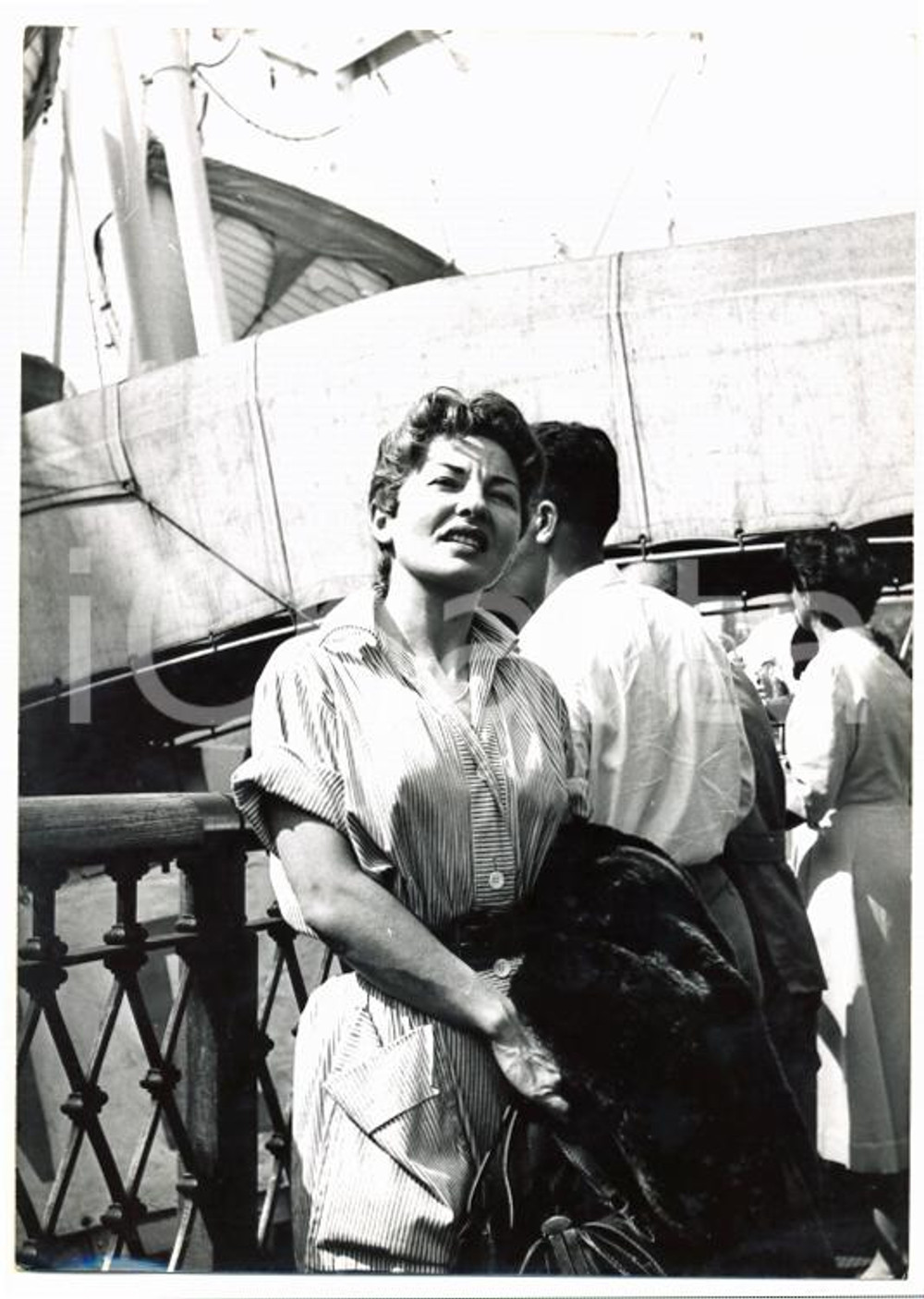 1955 GENOVA Nélida ROMERO arrivata in Italia con M/N Anna COSTA *Foto 13x18 cm