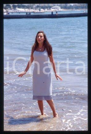 35mm vintage slide* 1995 ca CANNES Vanessa DEMOUY Actress and model (22)