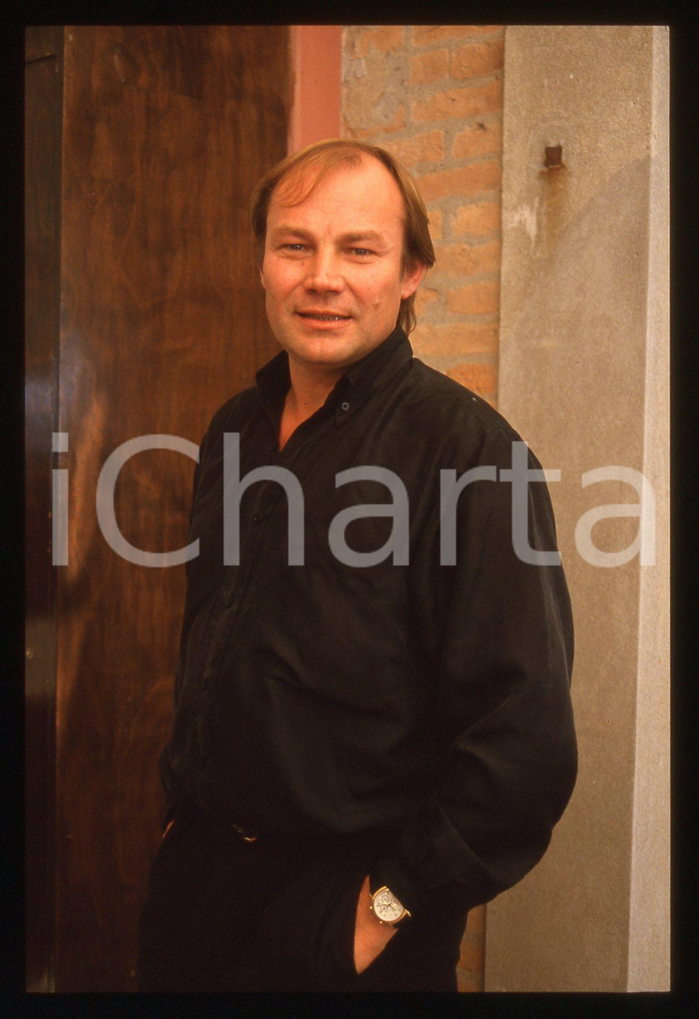 35mm vintage slide* 1989 VENEZIA Klaus Maria BRANDAUER Ritratto dell'attore (16)