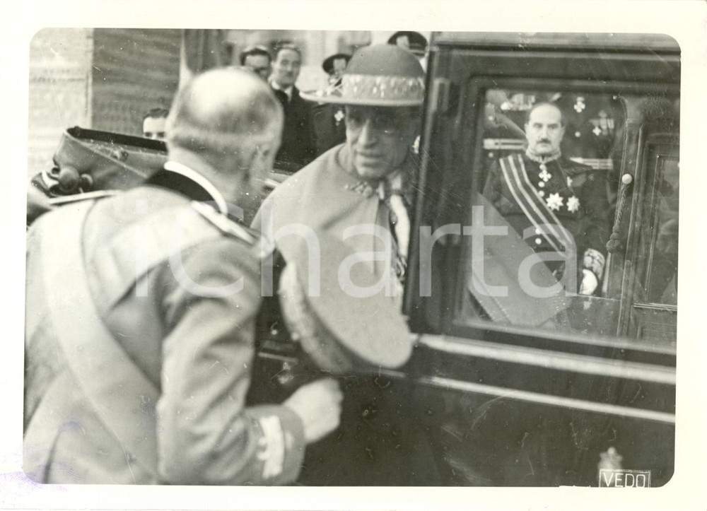 Fotografia d epoca originale 1939 ROMA Missione Italiana rende omaggio a PIO XII Fotografia 1