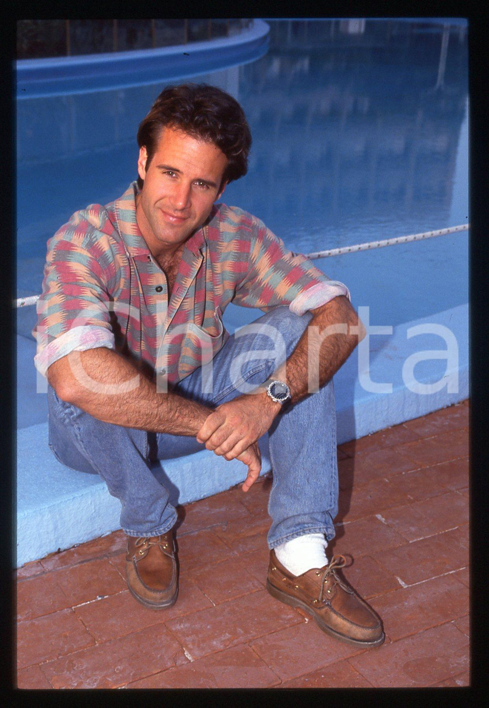 35mm vintage slide*1990 ca -COSTUME - Todd McKEE Ritratto dell'attore 11