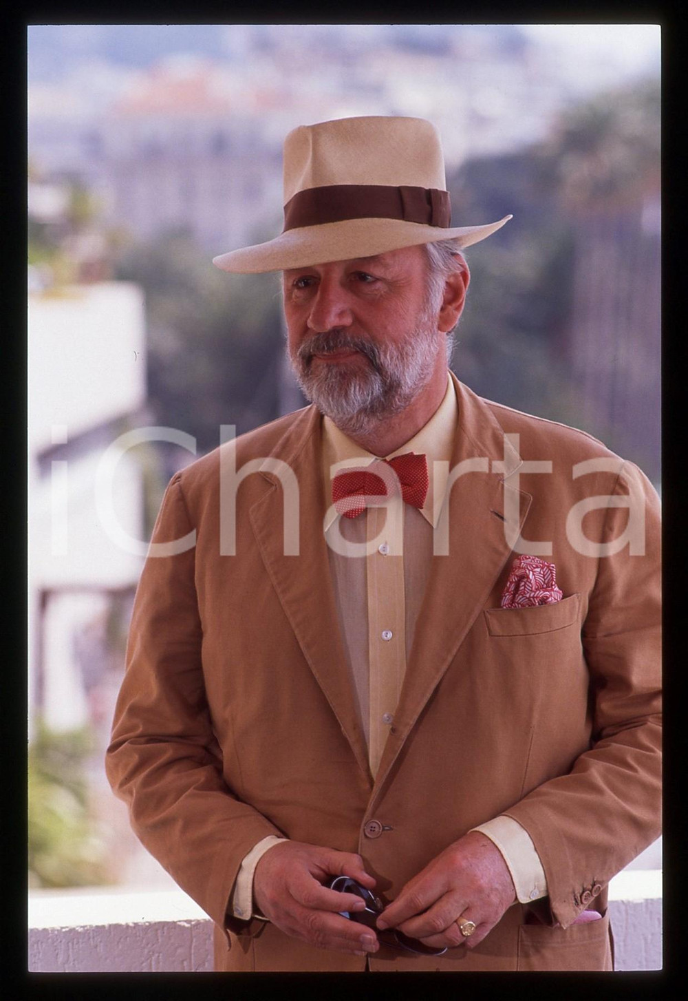 35mm vintage slide* 1989 CANNES Philippe NOIRET al Festival del Cinema (10)