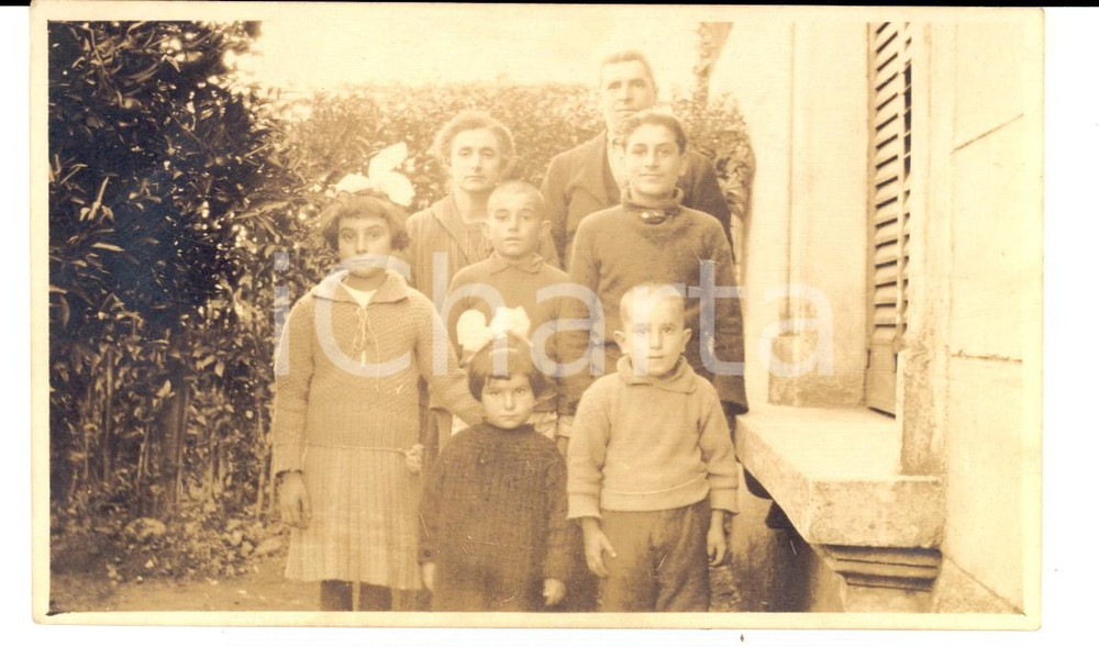 Fotografia d epoca originale 1923 SANTOS LUGARES ARGENTINA Famiglia di emigrati italiani Foto cartolina 1