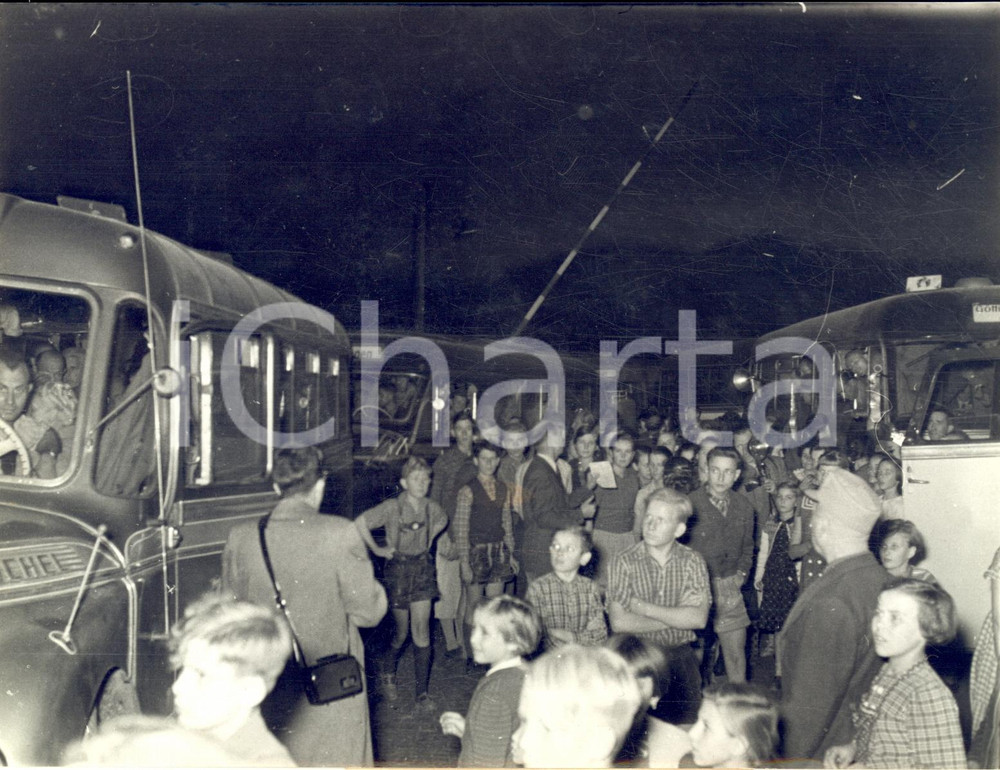 1953 Border passage WARTA-HERLESHAUSEN - Arrival of former German prisoners 
