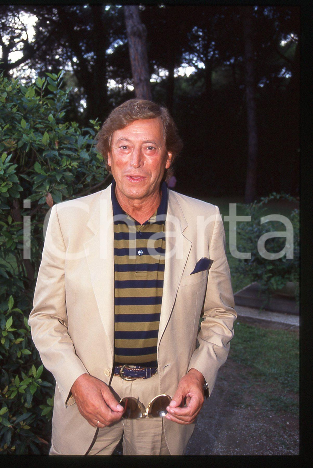 35mm vintage slide* 1990 ca COSTUME - Guido ANGELI Ritratto del presentatore (4)