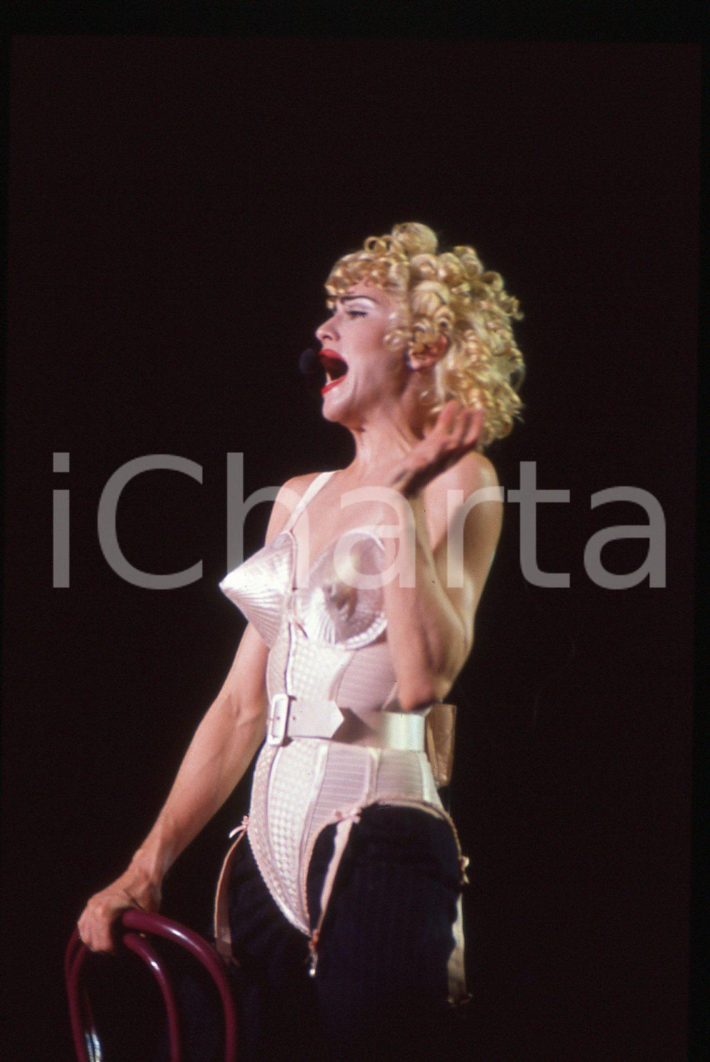 35mm vintage slide* 1990 MADONNA Louise Veronica CICCONE BLONDE AMBITION TOUR 26
