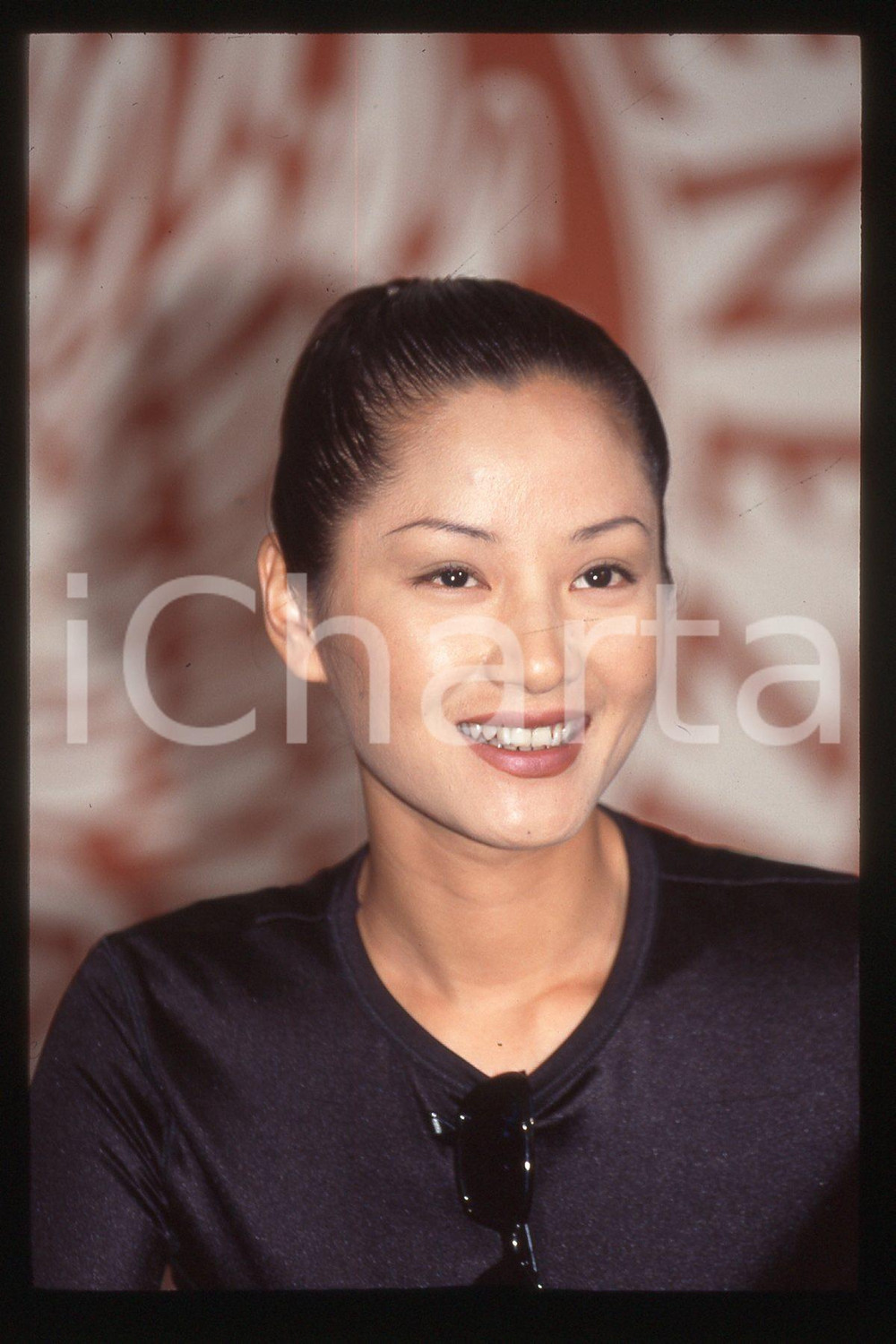 35mm vintage slide* 1997 VENICE Film Festival Joie Qu YING Chinese actress (7)