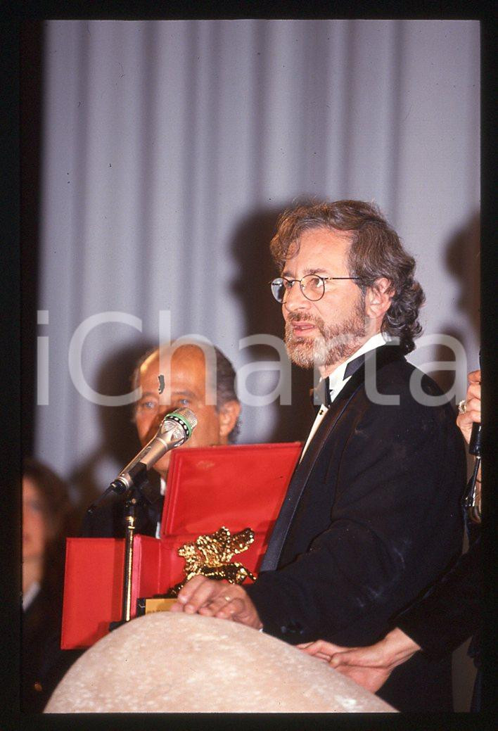 35mm vintage slide* 1993 VENEZIA Steven SPIELBERG premiazione "Jurassic park" 13
