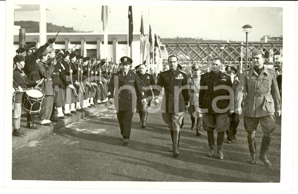 Fotografia d epoca originale 1940 NAPOLI Triennale d Oltremare  AutoritÃ  alla giornata della tecnica Foto 1