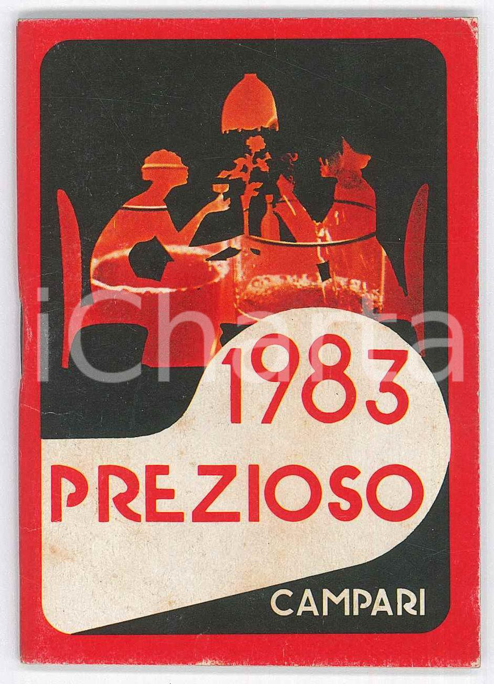 Oggetto da collezione cartaceo 1983 MILANO CAMPARI  Vademecum PREZIOSO con calendario 1