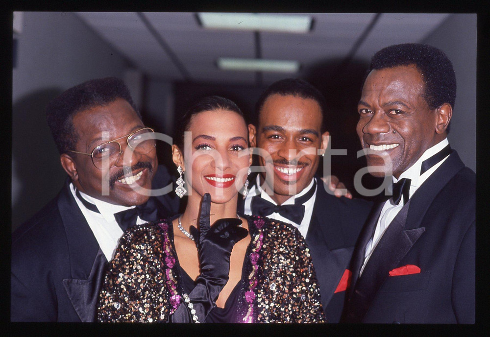 35mm vintage slide* 1991 TELEMIKE - THE PLATTERS backstage (21)