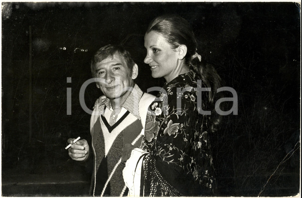 1970 ca COSTUME ITALIA Renato RASCEL Giuditta SALTARINI a una serata *Foto
