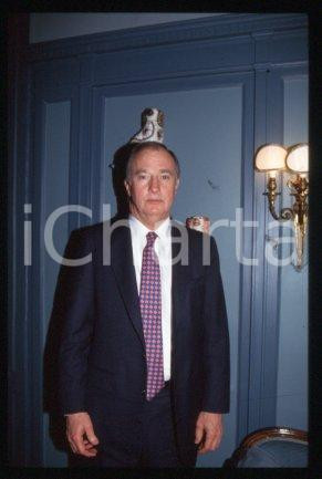 35mm vintage slide* 1990 ca MILAN President of MOODY's John Augustus BOHN (11)