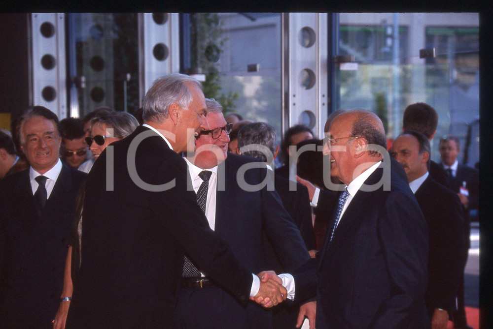 Fotografia d epoca originale 35mm vintage slide 1999 TORINO Paolo FRESCO al LINGOTTO per Centenario FIAT 1 1