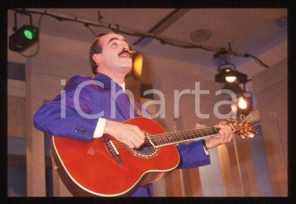 35mm vintage slide* 1990 ca TV Italian cabaret artist musician Stefano NOSEI 10