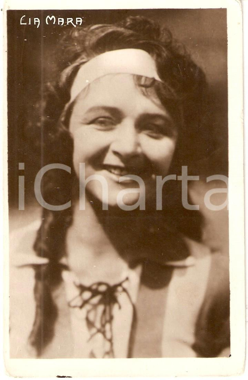 Cartolina originale da collezione 1950 ca CINEMA Attrice Lia MARA Ritratto *Cartolina FP NV 1