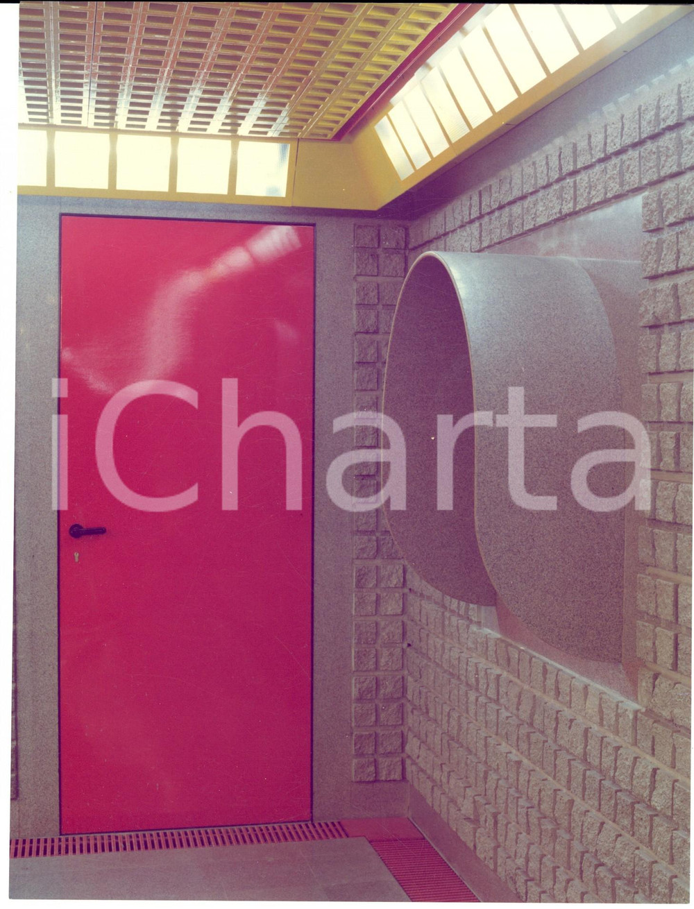 1990 MILANO Metropolitana M3 - Nuova stazione REPUBBLICA - Cabina *Foto
