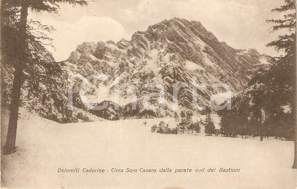 Cartolina originale da collezione 1930 ca CALALZO DI CADORE (BL) Panorama con Cima SORA CASERA *Cartolina FP VG 1