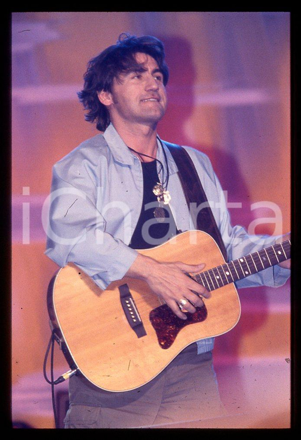 35mm vintage slide* 1995 MUSICA  Luciano LIGABUE 1