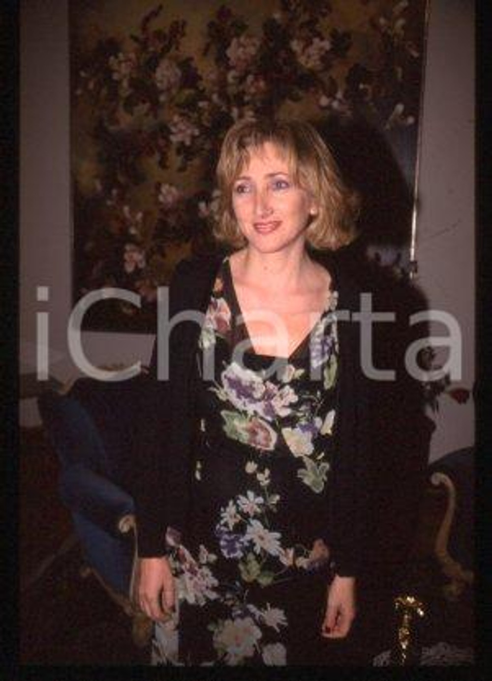 35mm vintage slide* 1998 ca RAI1 ITALY - Portrait of Actress Lunetta SAVINO (7)