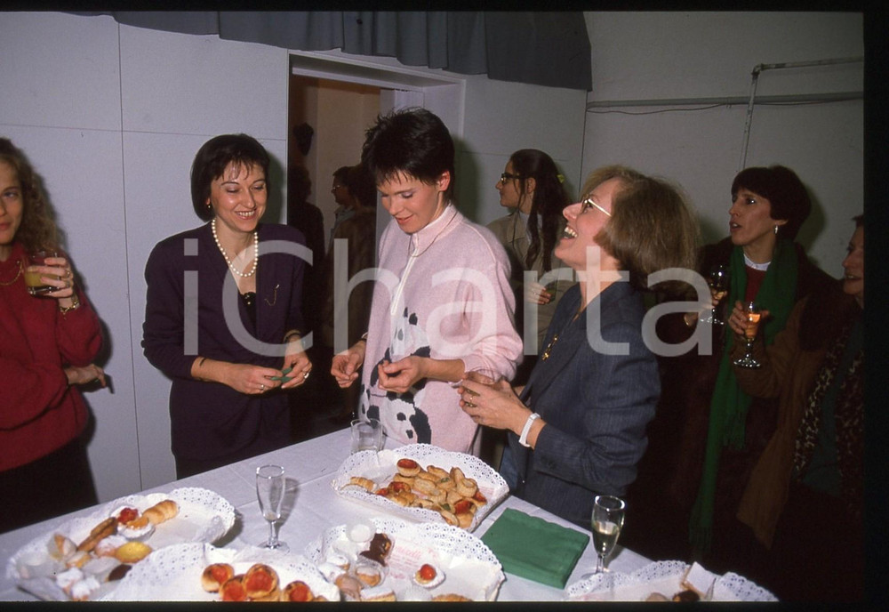 35mm vintage slide* 1988 BERGAMO Terry BROOME Vincenza FIORONI Giulia BORELLI 14
