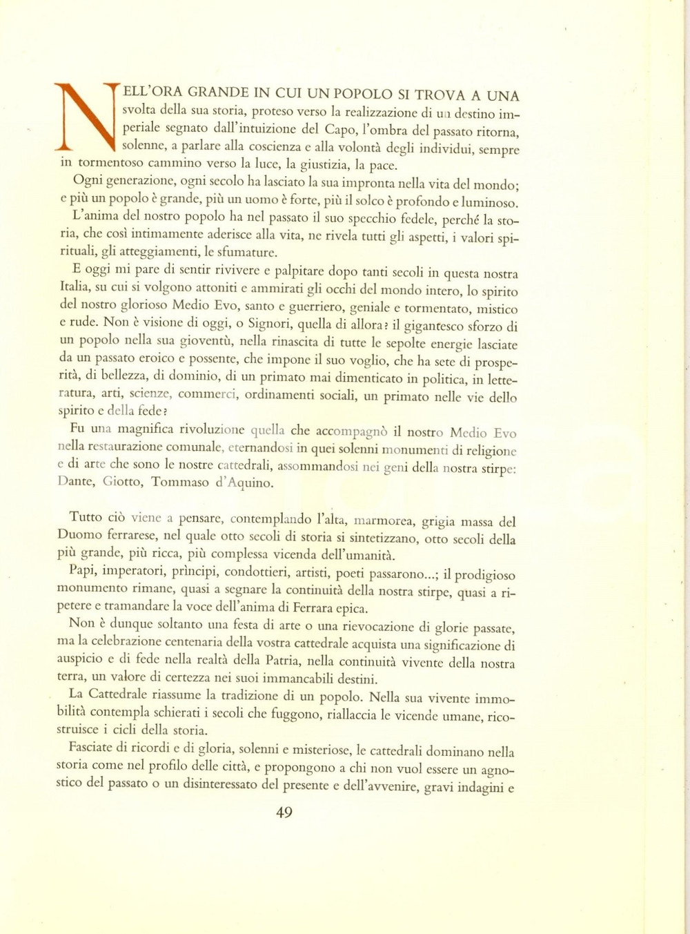 Libro, pubblicazione d epoca 1938 Don Arnaldo ROBERTI Cattedrale nella storia e nella simbologia  AUTOGRAFO 1